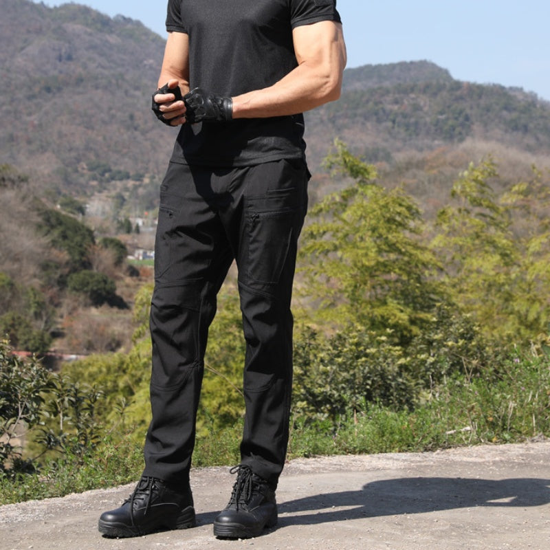 🔥52% off, while stocks last! 🎉Men's Solid Color Slim-fit Cargo Pants for Spring and Autumn
