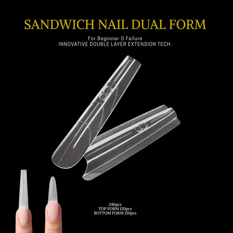 🔥 LAST DAY PROMOTION - 50%OFF 🔥Nail Extension Forms Without Paper Tray