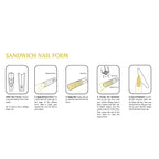 🔥 LAST DAY PROMOTION - 50%OFF 🔥Nail Extension Forms Without Paper Tray