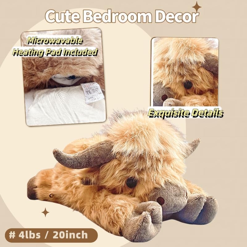 🔥50% off, while stocks last! 🎉Christmas New Gift Toy🐂🎁Cute Cartoon Highland Cow Cuddly Toy