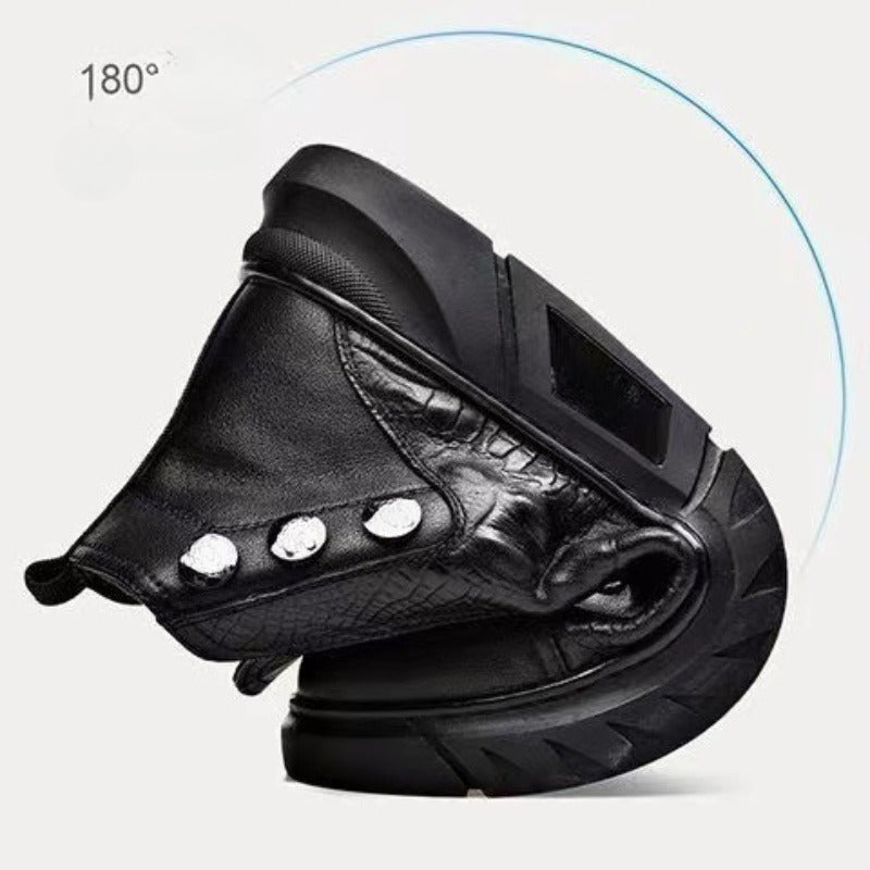 🔥 LAST DAY PROMOTION - 50%OFF 🔥Men’s Cozy Thermal High-Top Slip-On Boots