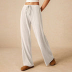🔥 LAST DAY PROMOTION - 50%OFF 🔥 Women’s Casual Soft Wide-Leg Pants With Drawstring