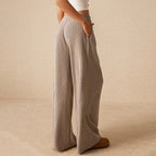 🔥 LAST DAY PROMOTION - 50%OFF 🔥 Women’s Casual Soft Wide-Leg Pants With Drawstring