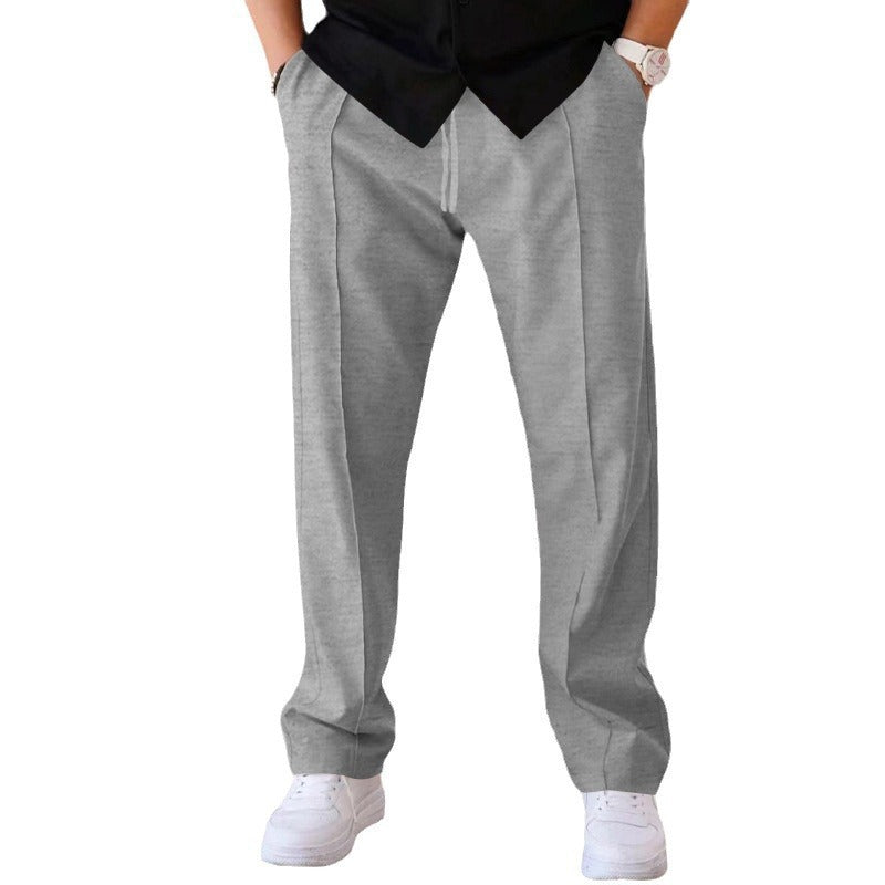 🔥 LAST DAY PROMOTION - 50%OFF 🔥Men's Drawstring Waist Straight-Leg Pants