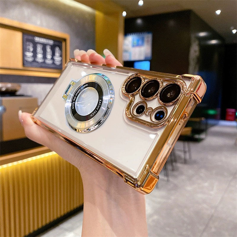 🔥50% off, while stocks last! 🎉Anti-fall Phone Case with Invisible Ring Stand for Samsung
