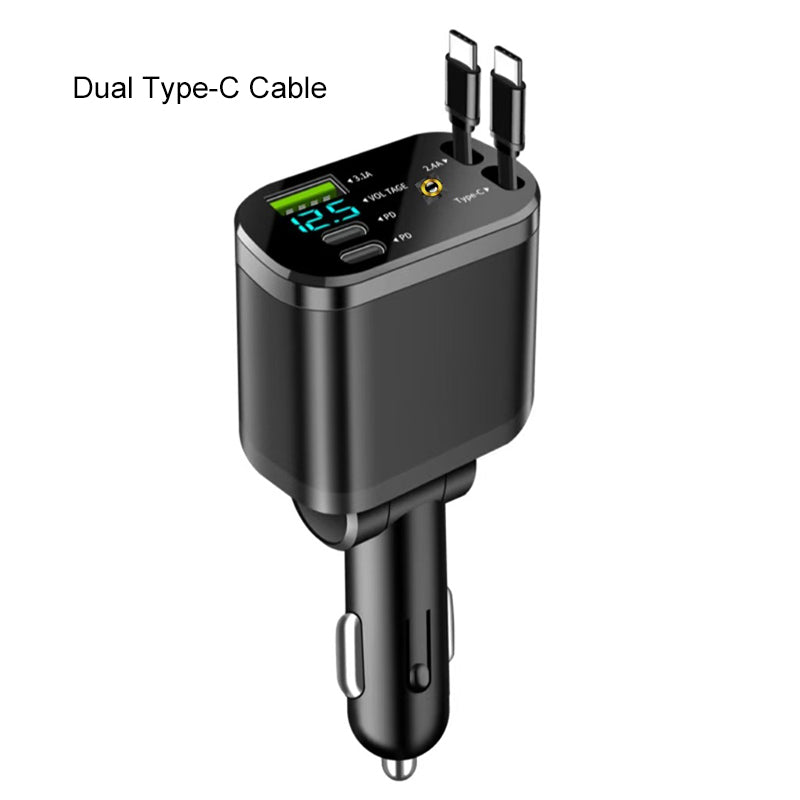 🔥50% off, while stocks last! 🎉Car Fast Charger with Starry Sky Ambient Lighting