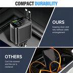 🔥50% off, while stocks last! 🎉Car Fast Charger with Starry Sky Ambient Lighting