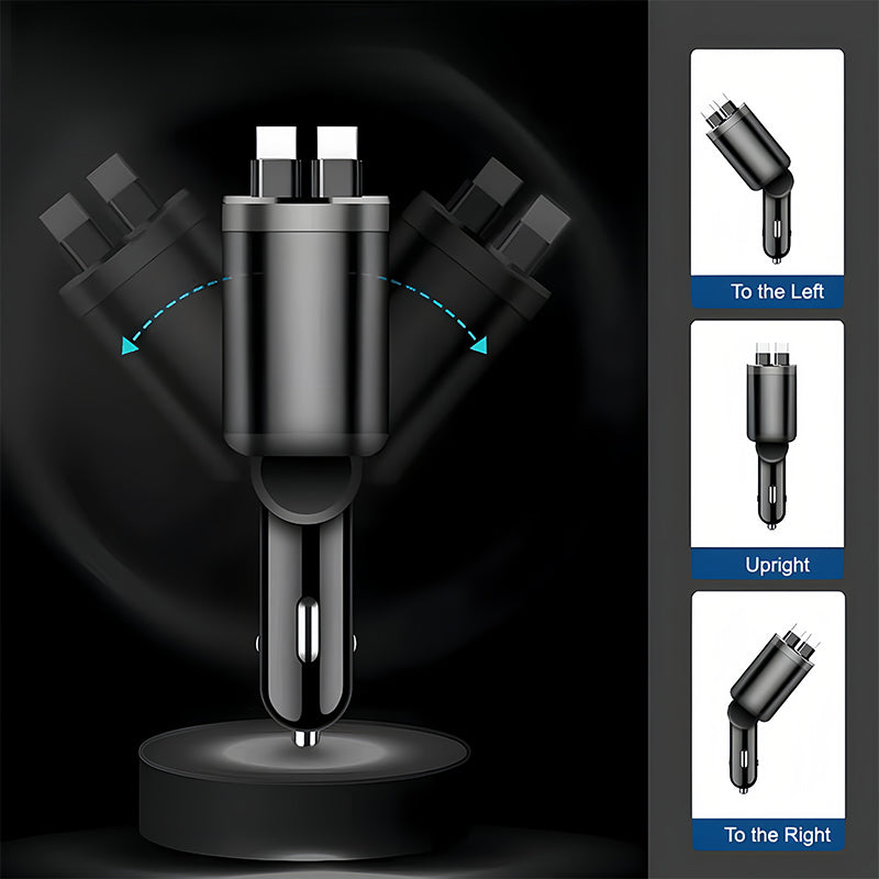 🔥50% off, while stocks last! 🎉Car Fast Charger with Starry Sky Ambient Lighting