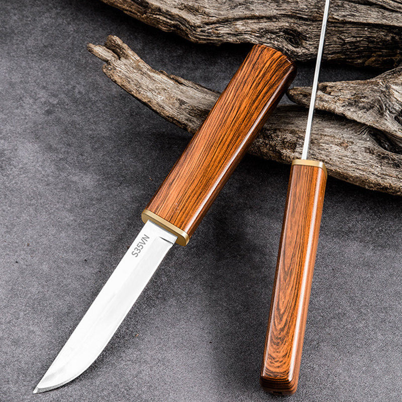 🔥50% off, while stocks last! 🎉2 in 1 Double Knife Set with Wooden Handle