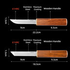 🔥50% off, while stocks last! 🎉2 in 1 Double Knife Set with Wooden Handle