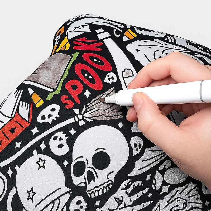 🔥Last Day 50% OFF - 🎨✨DIY Coloring Blanket，Magic blanket & washable markers, safe material, easy to clean.