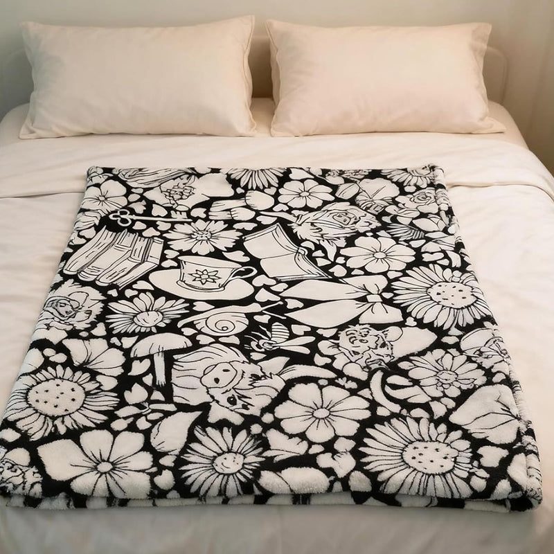 🔥Last Day 50% OFF - 🎨✨DIY Coloring Blanket，Magic blanket & washable markers, safe material, easy to clean.