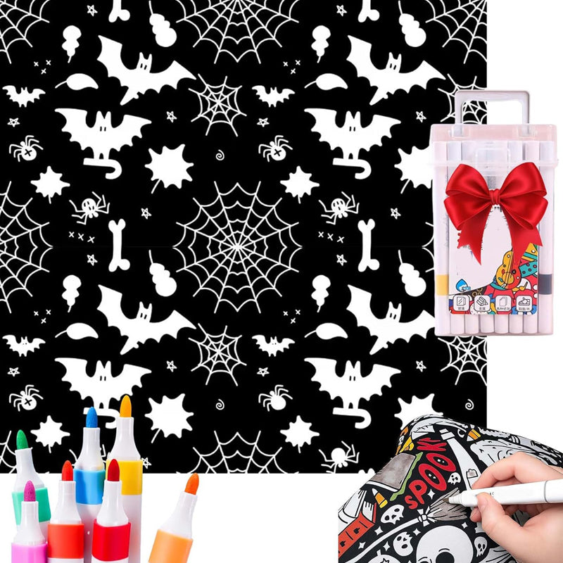 🔥Last Day 50% OFF - 🎨✨DIY Coloring Blanket，Magic blanket & washable markers, safe material, easy to clean.