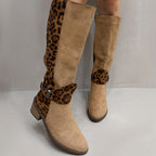 🔥50% off, while stocks last! 🎉Women's Leopard Print Riding Boots