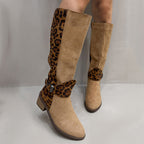 🔥50% off, while stocks last! 🎉Women's Leopard Print Riding Boots