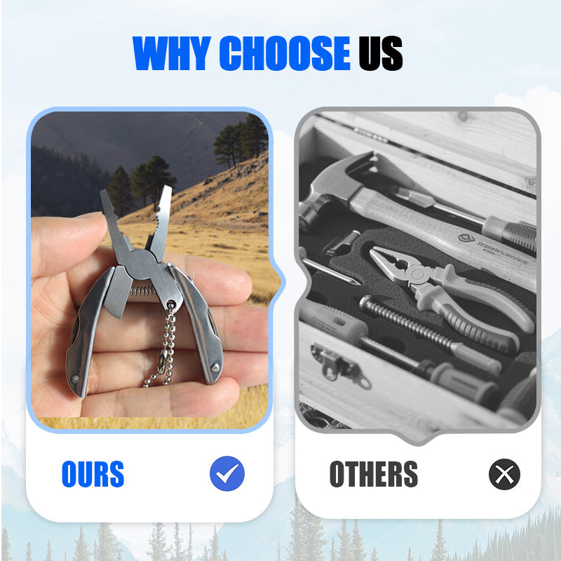 🔥50% off, while stocks last! 🎉Mini Multi-Function Folding Pliers