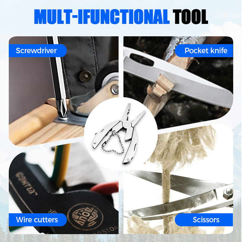 🔥50% off, while stocks last! 🎉Mini Multi-Function Folding Pliers