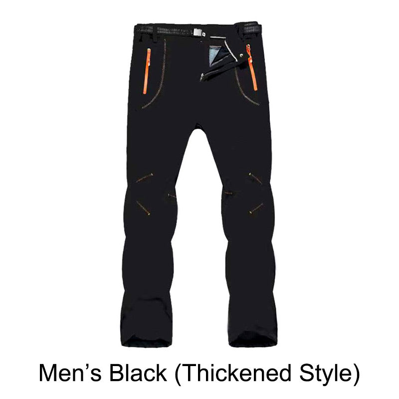 🔥50% off, while stocks last! 🎉 Suitable for men & women 👷‍♂️👷‍♀️Windproof Waterproof Warm Elastic Waist Hiking Pants