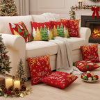 🏭Factory direct-50% discount🔥🔥 Cute Christmas Print Pillow Cover🎄✨ Spruce Up Your Christmas Vibe! ✨🎄