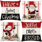 🏭Factory direct-50% discount🔥🔥 Cute Christmas Print Pillow Cover🎄✨ Spruce Up Your Christmas Vibe! ✨🎄