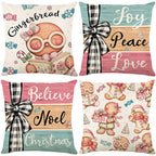 🏭Factory direct-50% discount🔥🔥 Cute Christmas Print Pillow Cover🎄✨ Spruce Up Your Christmas Vibe! ✨🎄