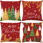 🏭Factory direct-50% discount🔥🔥 Cute Christmas Print Pillow Cover🎄✨ Spruce Up Your Christmas Vibe! ✨🎄
