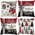 🏭Factory direct-50% discount🔥🔥 Cute Christmas Print Pillow Cover🎄✨ Spruce Up Your Christmas Vibe! ✨🎄