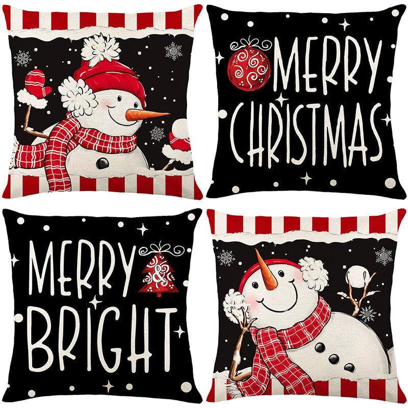 🏭Factory direct-50% discount🔥🔥 Cute Christmas Print Pillow Cover🎄✨ Spruce Up Your Christmas Vibe! ✨🎄