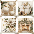 🏭Factory direct-50% discount🔥🔥 Cute Christmas Print Pillow Cover🎄✨ Spruce Up Your Christmas Vibe! ✨🎄