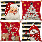 🏭Factory direct-50% discount🔥🔥 Cute Christmas Print Pillow Cover🎄✨ Spruce Up Your Christmas Vibe! ✨🎄