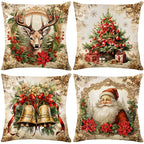 🏭Factory direct-50% discount🔥🔥 Cute Christmas Print Pillow Cover🎄✨ Spruce Up Your Christmas Vibe! ✨🎄