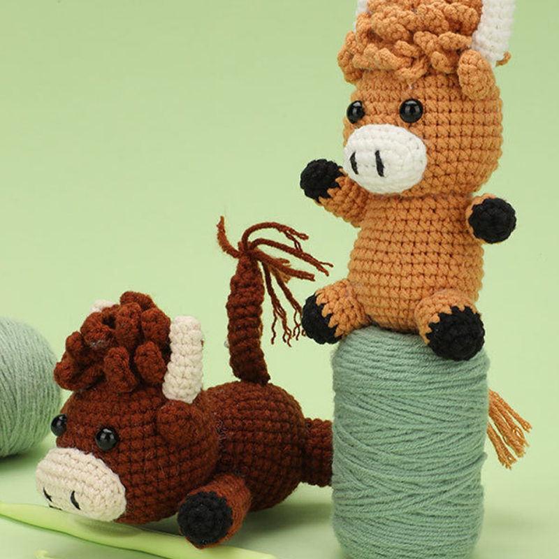 🏭Factory direct-50% discount🔥🔥DIY Hand-Knitted Animal Kit for Beginner