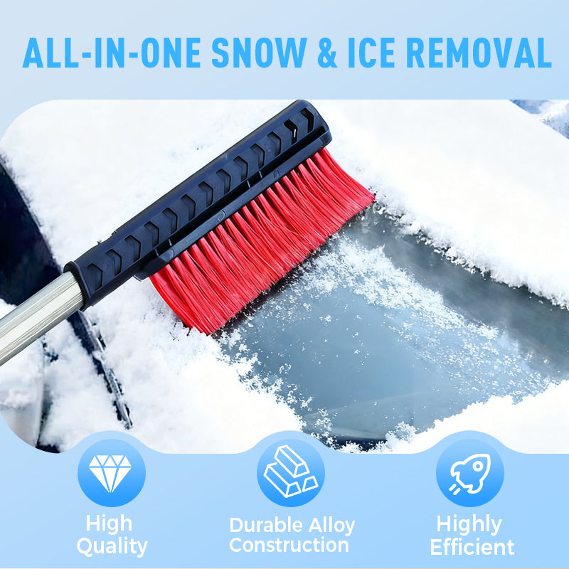 🔥50% off, while stocks last! 🎉Dual Head Snow Broom with Ice Scraper for Car
