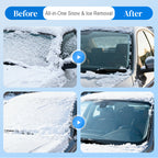 🔥50% off, while stocks last! 🎉Dual Head Snow Broom with Ice Scraper for Car
