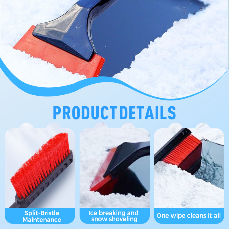 🔥50% off, while stocks last! 🎉Dual Head Snow Broom with Ice Scraper for Car
