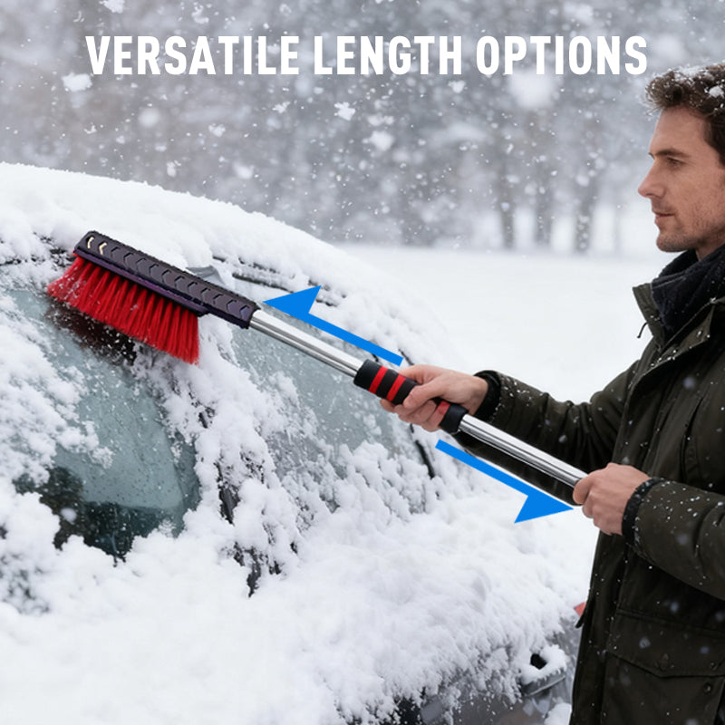 🔥50% off, while stocks last! 🎉Dual Head Snow Broom with Ice Scraper for Car
